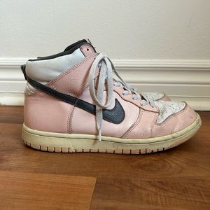 US Women’s Size 8 Pink High Top Nike Dunks 2005